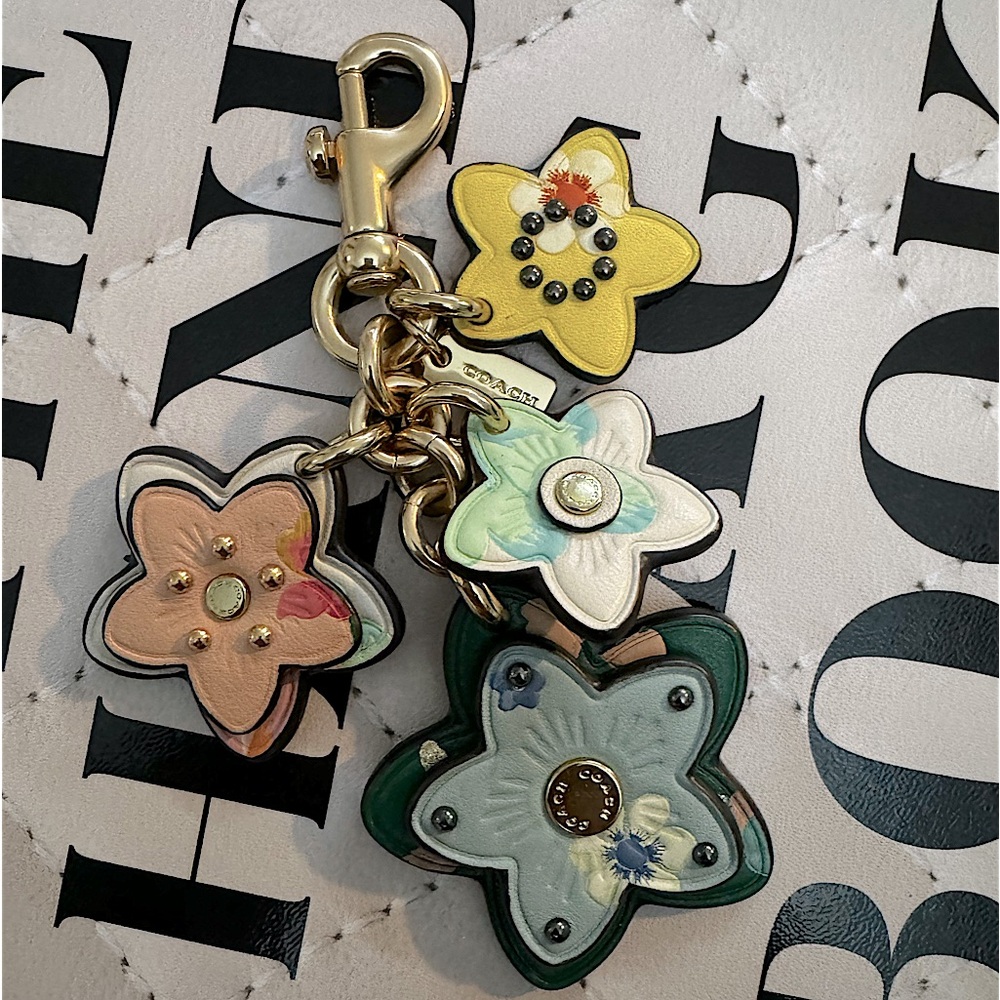 Coach Outlet Mystical Floral Wildflower Cluster Bag Charm